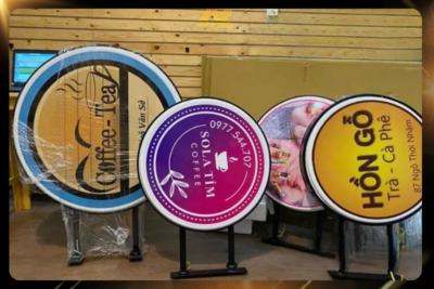 Thi Công Biển Vẫy Cafe – Mẫu Biển Vẫy Cà Phê Ấn Tượng, Giá Tốt