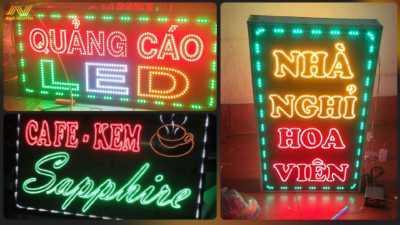 Biển LED vẫy phù hợp với nhiều loại hình kinh doanh
