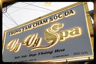 Biển vẫy alu chữ nổi sang trọng và nổi bật