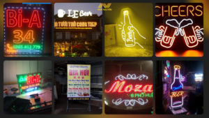 biển vẫy quán bia